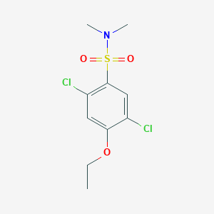 molecular formula C10H13Cl2NO3S B288490 2,5-dichloro-4-ethoxy-N,N-dimethylbenzenesulfonamide 