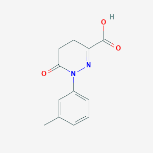 molecular formula C12H12N2O3 B2884930 1-(3-Methylphenyl)-6-oxo-1,4,5,6-tetrahydropyridazine-3-carboxylic acid CAS No. 731826-98-5