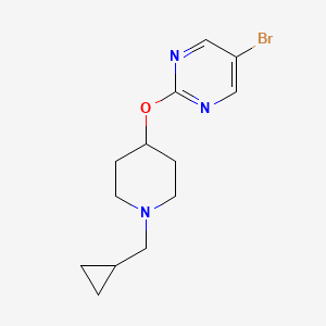 5-Bromo-2-[1-(cyclopropylmethyl)piperidin-4-yl]oxypyrimidine