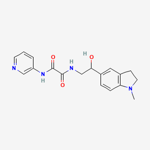 N1-(2-hydroxy-2-(1-methylindolin-5-yl)ethyl)-N2-(pyridin-3-yl)oxalamide