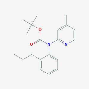 Tert-butyl N-(4-methylpyridin-2-yl)-N-(2-propylphenyl)carbamate