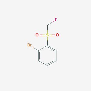 molecular formula C7H6BrFO2S B2885037 1-Bromo-2-(fluoromethylsulfonyl)benzene CAS No. 1782285-48-6