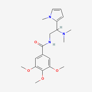 N-(2-(dimethylamino)-2-(1-methyl-1H-pyrrol-2-yl)ethyl)-3,4,5-trimethoxybenzamide