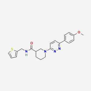 1-(6-(4-methoxyphenyl)pyridazin-3-yl)-N-(thiophen-2-ylmethyl)piperidine-3-carboxamide