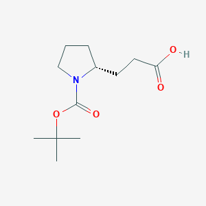 N-Boc-(R)-3-(pyrrolidin-2-yl)propanoic acid