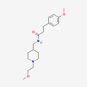 N-((1-(2-methoxyethyl)piperidin-4-yl)methyl)-3-(4-methoxyphenyl)propanamide