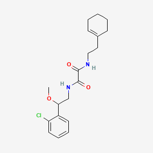 N1-(2-(2-chlorophenyl)-2-methoxyethyl)-N2-(2-(cyclohex-1-en-1-yl)ethyl)oxalamide