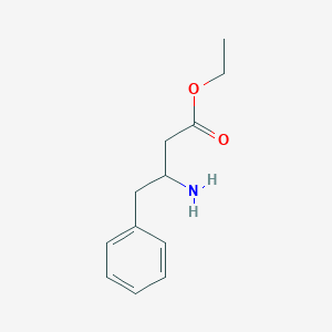 molecular formula C12H17NO2 B2885064 Ethyl 3-amino-4-phenylbutanoate CAS No. 149193-77-1
