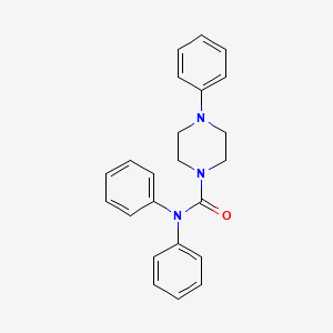 N,N,4-triphenylpiperazine-1-carboxamide