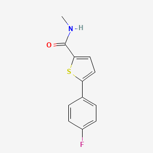 molecular formula C12H10FNOS B2885084 5-(4-fluorophenyl)-N-methylthiophene-2-carboxamide CAS No. 338793-87-6