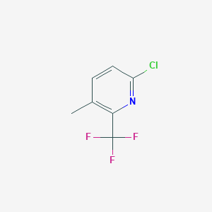 molecular formula C7H5ClF3N B2885123 6-Chloro-3-methyl-2-(trifluoromethyl)pyridine CAS No. 1360967-57-2
