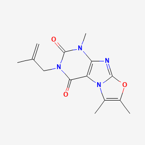 1,6,7-trimethyl-3-(2-methylallyl)oxazolo[2,3-f]purine-2,4(1H,3H)-dione