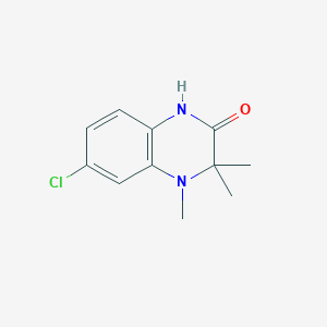 6-Chloro-3,3,4-trimethyl-1,2,3,4-tetrahydroquinoxalin-2-one