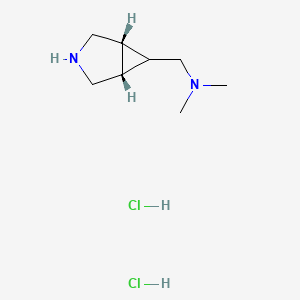 rac-[(1R,5S,6S)-3-Azabicyclo[3.1.0]hex-6-ylmethyl]dimethylamine dihydrochloride