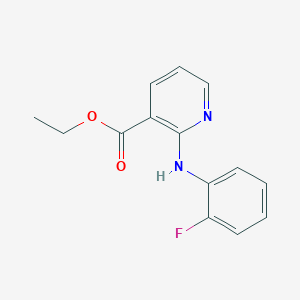 molecular formula C14H13FN2O2 B2885198 Ethyl 2-(2-fluoroanilino)pyridine-3-carboxylate CAS No. 2248347-59-1