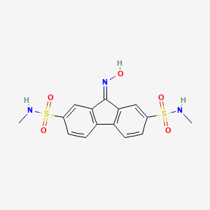 9-(hydroxyimino)-N2,N7-dimethyl-9H-fluorene-2,7-disulfonamide