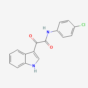 N-(4-chlorophenyl)-2-(1H-indol-3-yl)-2-oxoacetamide