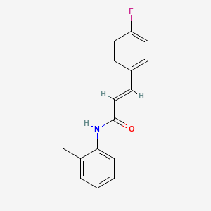 (2E)-3-(4-fluorophenyl)-N-(2-methylphenyl)prop-2-enamide