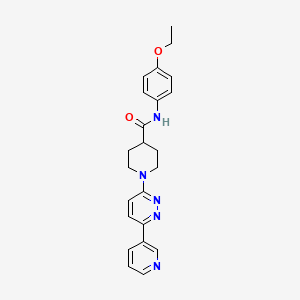 N-(4-ethoxyphenyl)-1-(6-(pyridin-3-yl)pyridazin-3-yl)piperidine-4-carboxamide