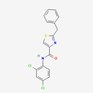 2-benzyl-N-(2,4-dichlorophenyl)-1,3-thiazole-4-carboxamide