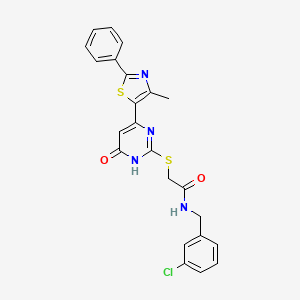 1-[(3,5-dimethylphenyl)sulfonyl]-N-(4-fluorobenzyl)-3-methylpiperidine-3-carboxamide