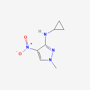 N-Cyclopropyl-1-methyl-4-nitro-1H-pyrazol-3-amine