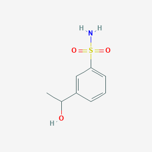 3-(1-Hydroxyethyl)benzene-1-sulfonamide