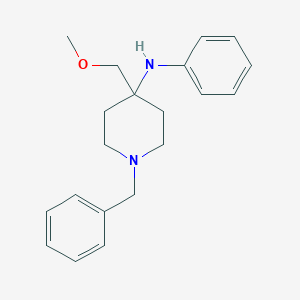 B028853 1-Benzyl-4-(methoxymethyl)-N-phenylpiperidin-4-amine CAS No. 61380-02-7