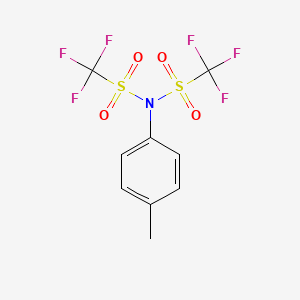 molecular formula C9H7F6NO4S2 B2885300 N-(4-Methylphenyl) bis-trifluoromethane sulfonimide CAS No. 52331-16-5