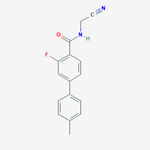 N-(cyanomethyl)-3-fluoro-4'-methyl-[1,1'-biphenyl]-4-carboxamide