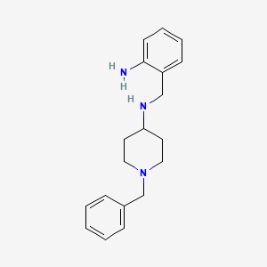 N-[(2-aminophenyl)methyl]-1-benzylpiperidin-4-amine