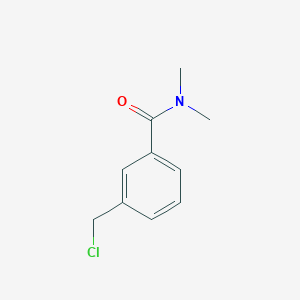 molecular formula C10H12ClNO B2885504 3-(chloromethyl)-N,N-dimethylbenzamide CAS No. 442910-26-1