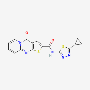 N-(5-cyclopropyl-1,3,4-thiadiazol-2-yl)-4-oxo-4H-pyrido[1,2-a]thieno[2,3-d]pyrimidine-2-carboxamide