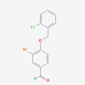 3-Bromo-4-[(2-chlorobenzyl)oxy]benzaldehyde