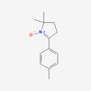 2,2-dimethyl-5-(4-methylphenyl)-3,4-dihydro-2H-pyrrolium-1-olate