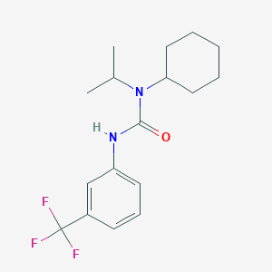 molecular formula C17H23F3N2O B2885604 N-环己基-N-异丙基-N'-[3-(三氟甲基)苯基]脲 CAS No. 200059-01-4