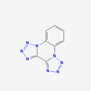 molecular formula C8H4N8 B2885633 Ditetraazolo[1,5-a:5,1-c]quinoxaline CAS No. 20420-59-1