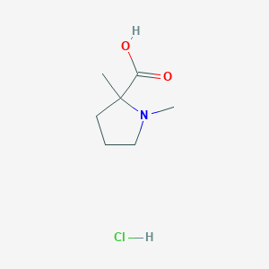 1,2-Dimethylpyrrolidine-2-carboxylic acid;hydrochloride