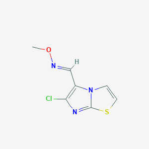 6-chloroimidazo[2,1-b][1,3]thiazole-5-carbaldehyde O-methyloxime