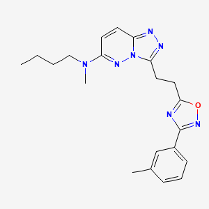 molecular formula C21H25N7O B2885704 2-chloro-N-(2,5-dimethoxyphenyl)-5-(piperidin-1-ylsulfonyl)benzamide CAS No. 1105236-19-8