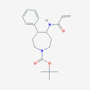 Tert-butyl 4-phenyl-5-(prop-2-enoylamino)azepane-1-carboxylate