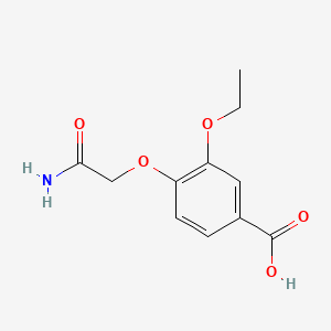 4-(2-Amino-2-oxoethoxy)-3-ethoxybenzoic acid