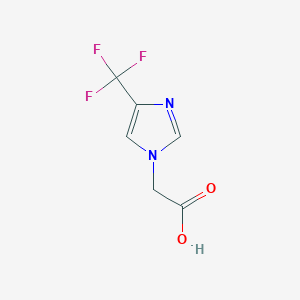2-[4-(Trifluoromethyl)imidazol-1-yl]acetic acid
