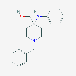 molecular formula C19H24N2O B028858 1-Benzyl-4-(phenylamino)piperidine-4-methanol CAS No. 61086-04-2