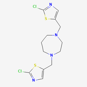 1,4-Bis[(2-chloro-1,3-thiazol-5-yl)methyl]-1,4-diazepane