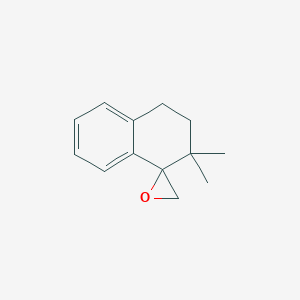 molecular formula C13H16O B2885832 3,3-Dimethylspiro[1,2-dihydronaphthalene-4,2'-oxirane] CAS No. 2248290-79-9