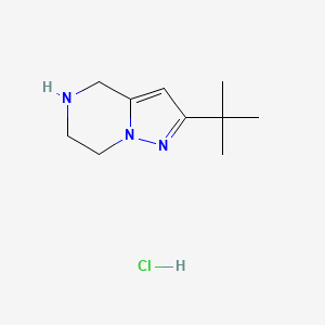 2-tert-Butyl-4H,5H,6H,7H-pyrazolo[1,5-a]pyrazine hydrochloride