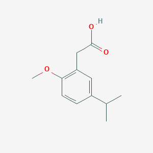 molecular formula C12H16O3 B2885848 (5-Isopropyl-2-methoxyphenyl)acetic acid CAS No. 383135-03-3