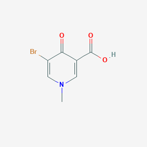 molecular formula C7H6BrNO3 B2885883 5-Bromo-1-methyl-4-oxo-1,4-dihydropyridine-3-carboxylic acid CAS No. 2166763-89-7