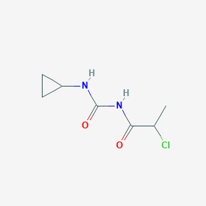 3-(2-Chloropropanoyl)-1-cyclopropylurea